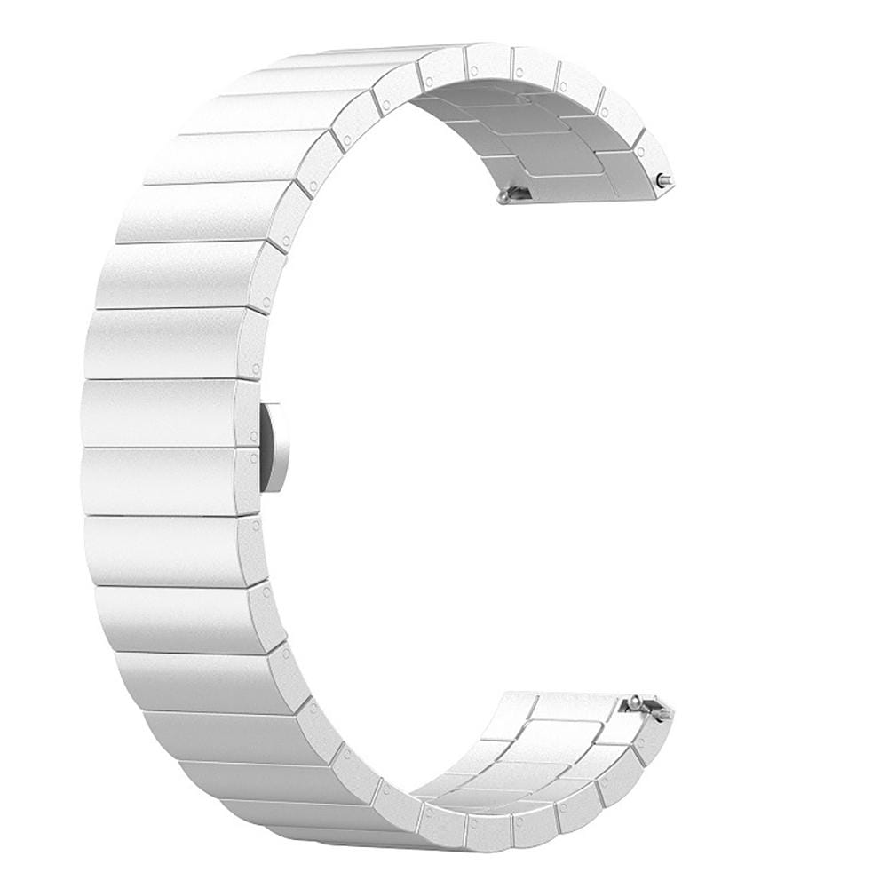 For Garmin Vivoactive 3 Metal Replacement Wrist Strap Watchband (Silver)
