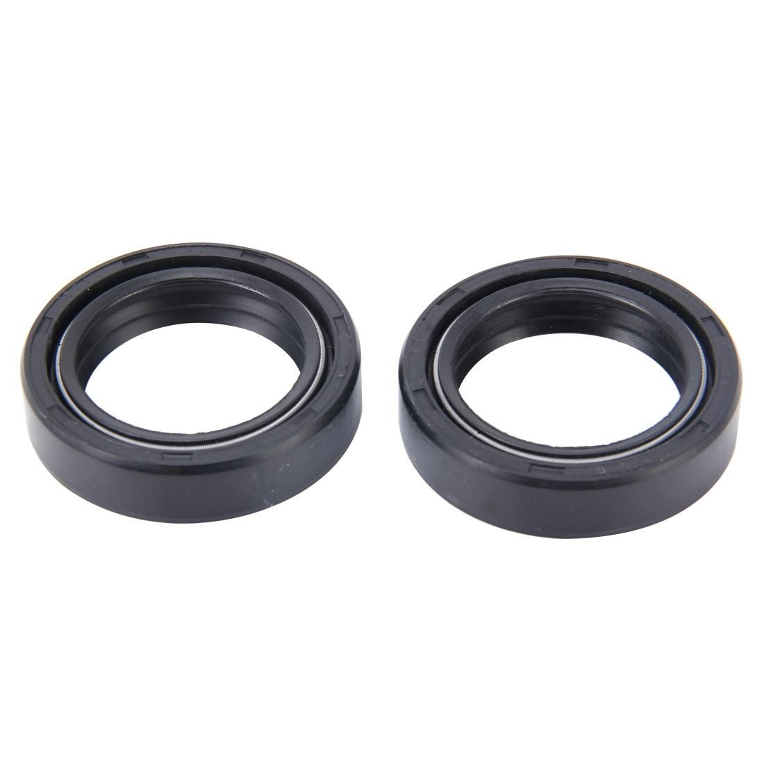 2 PCS Motorcycle Rubber Front Fork Damper Oil Seal Kit for SY125