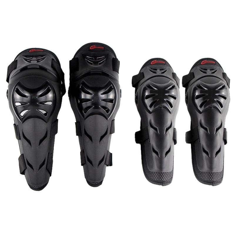 4 PCS / Set Cyclegear K11H11 Motocross Equipment Protection Motorcycle Elbow & Knee Pads Protect Guards (Red)