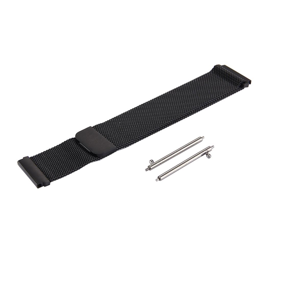 For Samsung Gear S3 Classic Milanese Loop Magnetic Stainless Steel Watchband (Black)