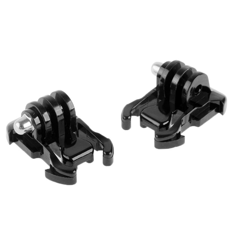 2 PCS ST-06 Basic Strap Mount Surface Buckle for GoPro  NEW HERO /HERO6   /5 /5 Session /4 Session /4 /3+ /3 /2 /1, Xiaoyi and Other Action Cameras (Black)