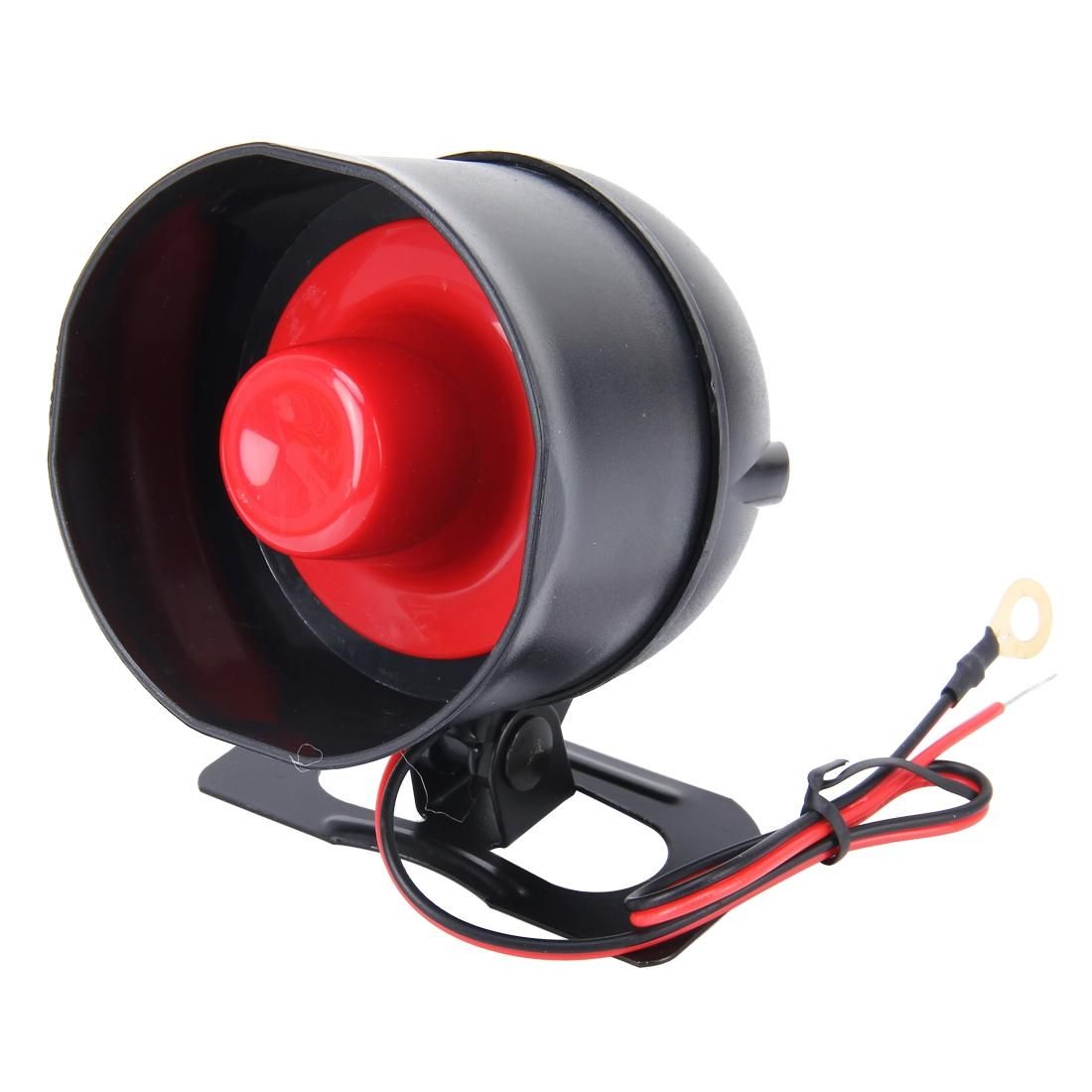 Car Safty Warning Alarm System Engine Push Start/Stop Button with Two Remote Controls, DC 12V