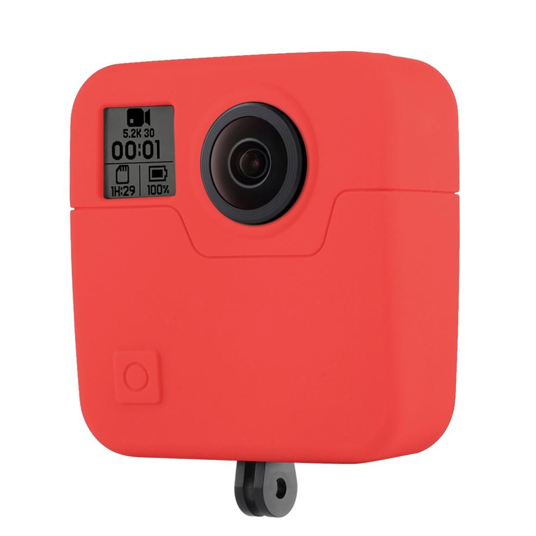 PULUZ for GoPro Fusion Silicone Protective Case (Red)