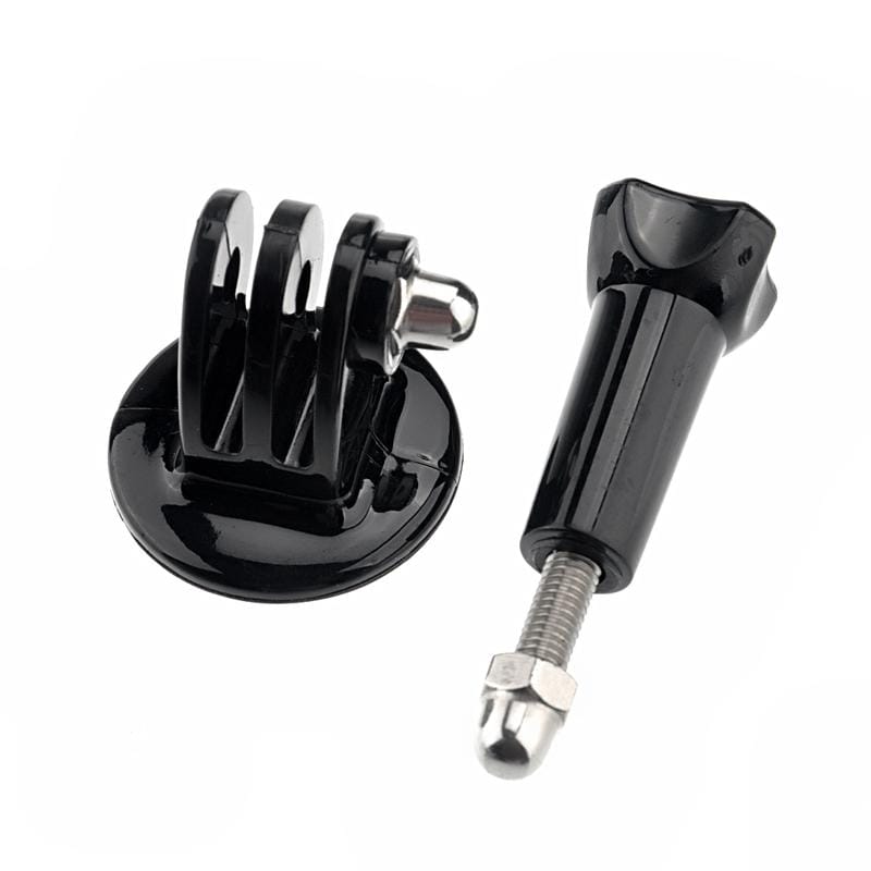 ST-56 Camera Tripod Mount Adapter with Aluminum Standard Long Screw for GoPro  NEW HERO /HERO6   /5 /5 Session /4 Session /4 /3+ /3 /2 /1, Xiaoyi and Other Action Cameras (Black)