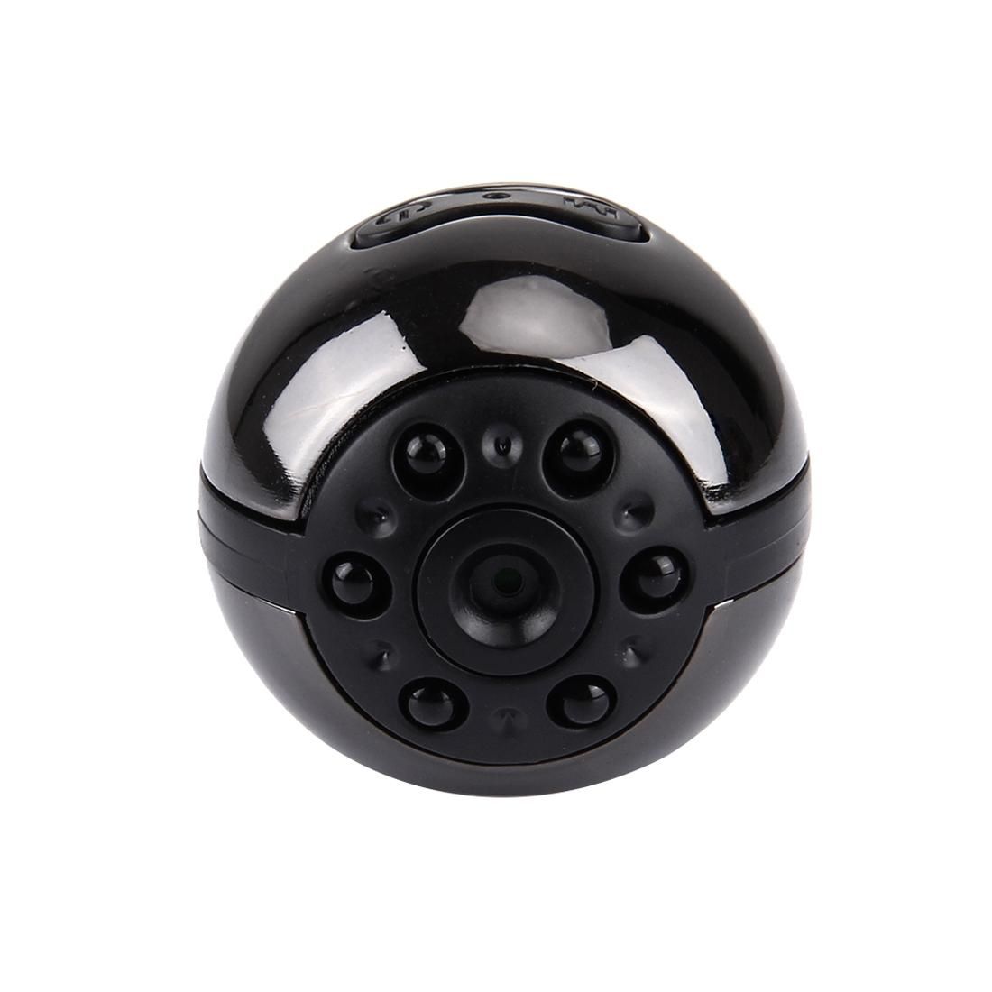 360 Degrees Rotating Full HD 1080P Mini DV Digital Video PC Camera Sport Action Camera Camcorder with Holder & Clip, Support TF Card & TV OUT Connection (Black)