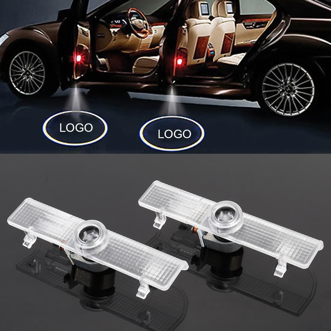2 PCS DC12V 2W Car Door Logo Light Brand Shadow Lights Courtesy Lamp for Infiniti JX30 2013- / QX60 2014-