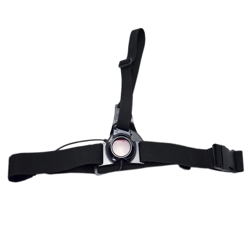 2.8W 5500-6000K 300LM Outdoor Sports Running Hiking Riding Travelling Chest Belt LED Light Potography Light with Back Flash, High Brightness & Low Brightness & SOS Modes (White Light)