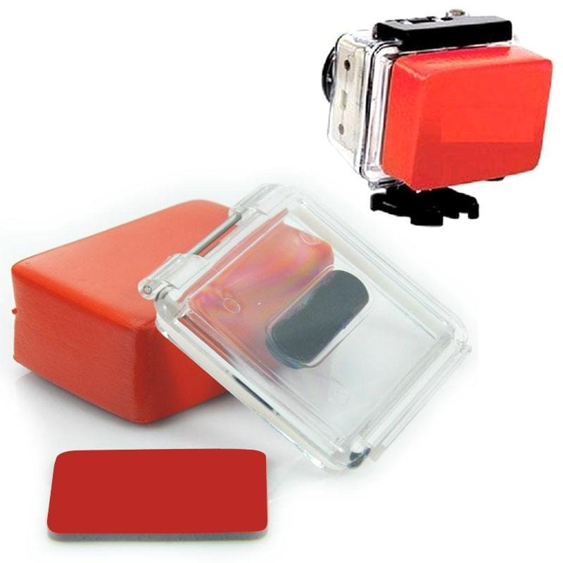 ST-74 Float + Waterproof Backdoor Case With 3M Adhesive for GoPro HERO3 / 2