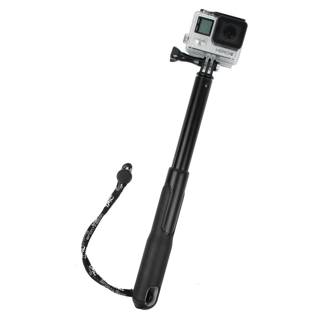 TMC HR377 Extendable Self-portrait Handheld Telescopic Monopod Holder for GoPro  NEW HERO /HERO6  / 5 /5 Session /4 /3+ /3 /2 /1, Full Length Max: 94cm (Blue)