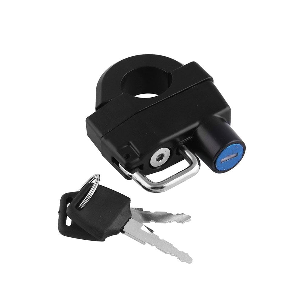MB-HL021-BK Motorcycle Handlebars Helmet Lock Key Padlock for Harley-Davidson XL