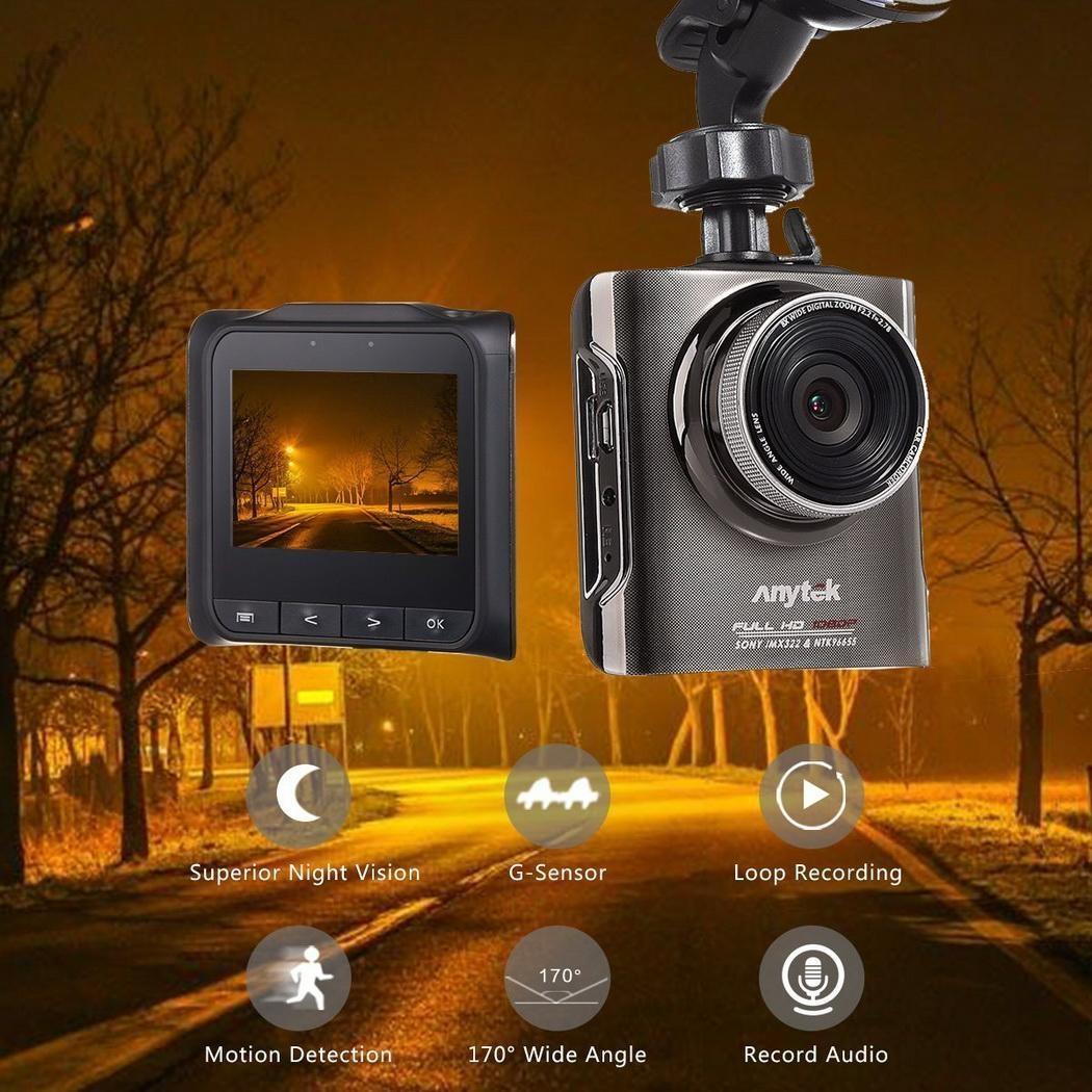 Anytek A3 Car DVR Car Camera With Sony IMX322 CMOS Super Night Vision Dash Cam Black Box Car DVR