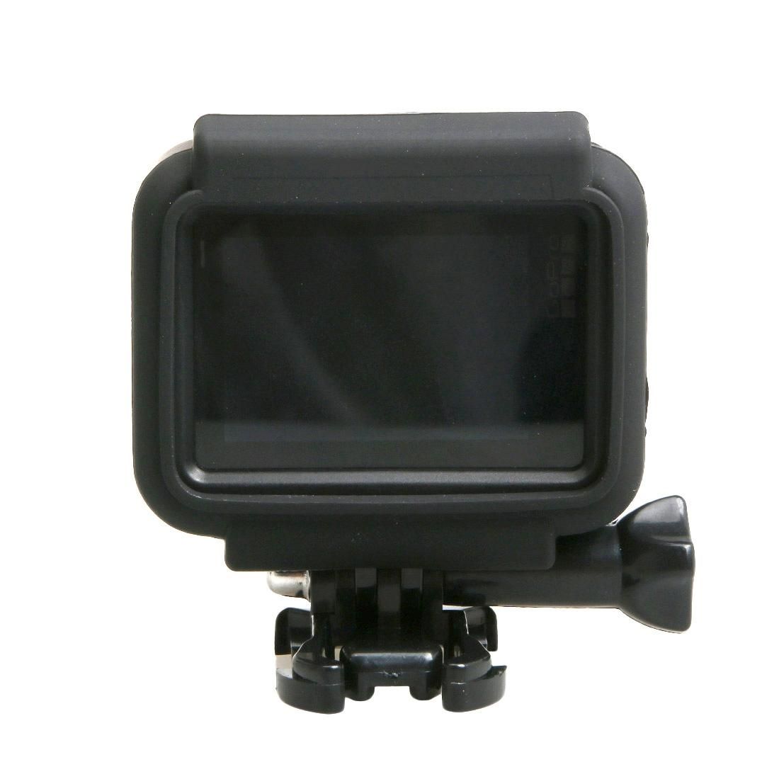 Original for GoPro HERO5 Silicone Border Frame Mount Housing Protective Case Cover Shell (Pink)