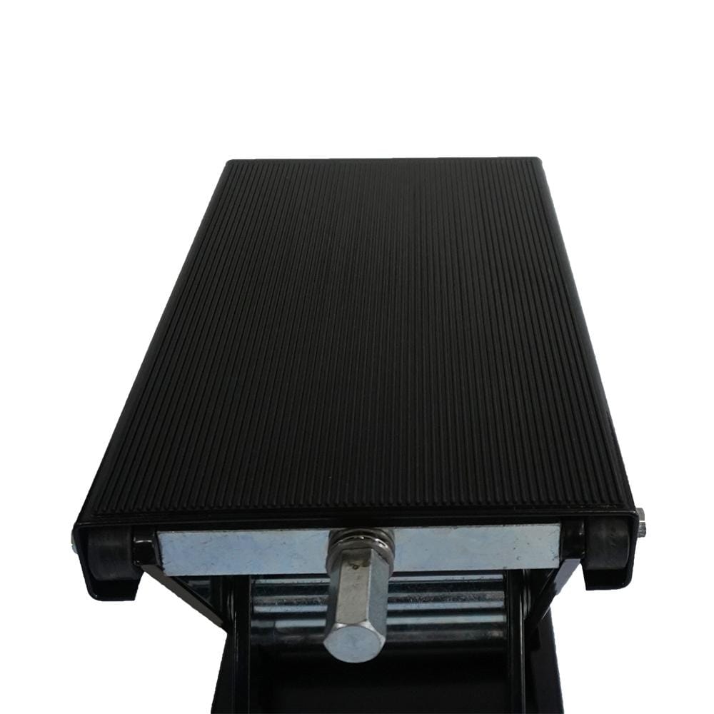 Steel Scissor Lifting Adjustable Platform for Motorcycle, Load-bearing: 1100lbs, Adjustable Range: 3.25-13.25 inch (Black)