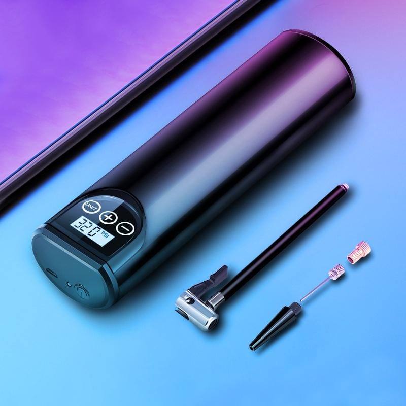 Car Portable Multifunctional Air Pump 12V Smart Wireless Inflatable Pump (Black)