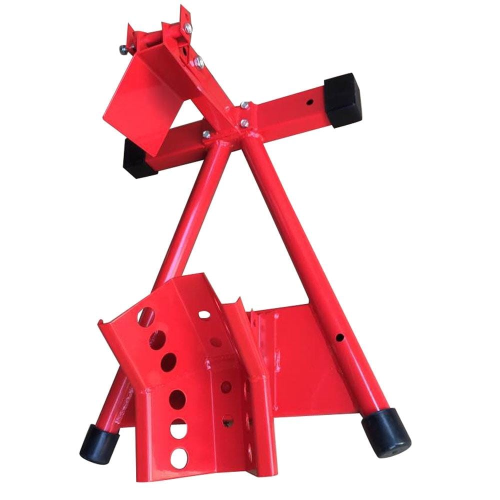 Steel Motorcycle Front / Rear Wheel Support Frame Stand for 16-21 inch Motorcycle Wheels