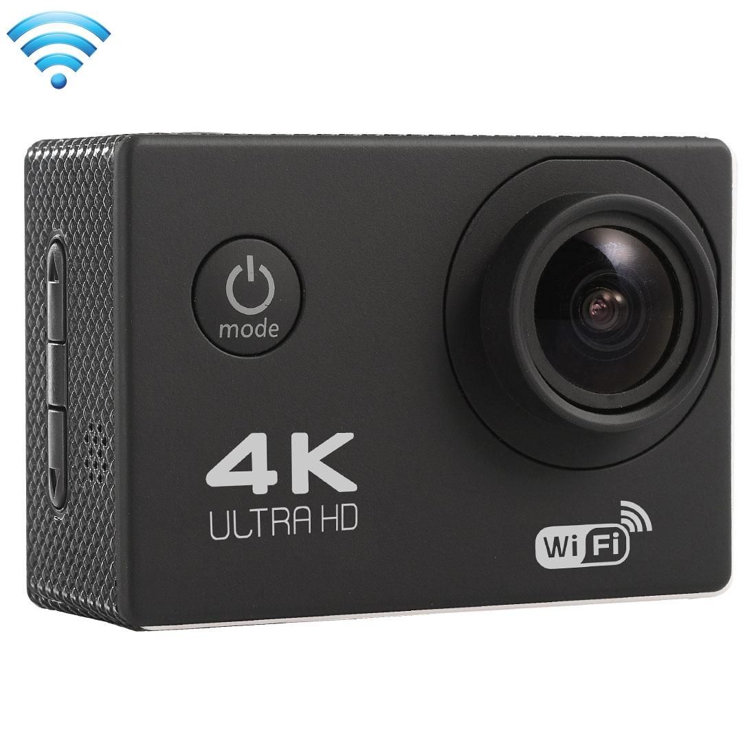 F60 2.0 inch Screen 170 Degrees Wide Angle WiFi Sport Action Camera Camcorder with Waterproof Housing Case, Support 64GB Micro SD Card (Black)