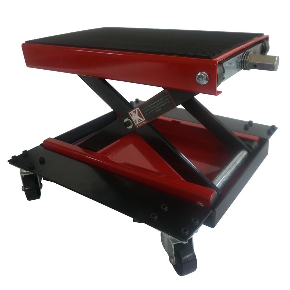Movable Steel Scissor Lifting Adjustable Platform for Motorcycle, Load-bearing: 1100lbs