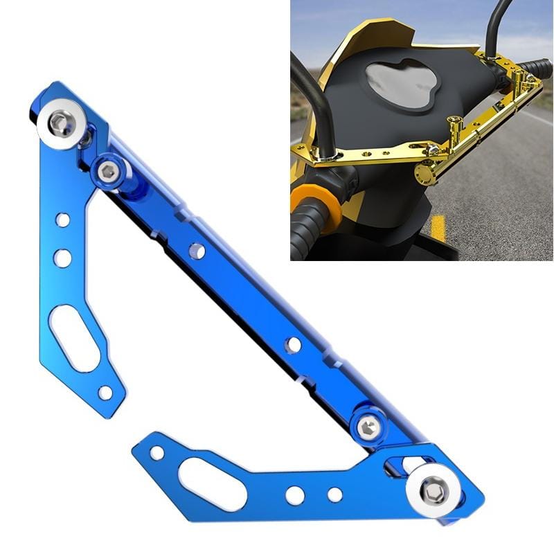 Motorcycle Modified GPS Navigation Mobile Phone Bracket Balance Bar Fixed for Kymco Downtown 300i 350i (Blue)