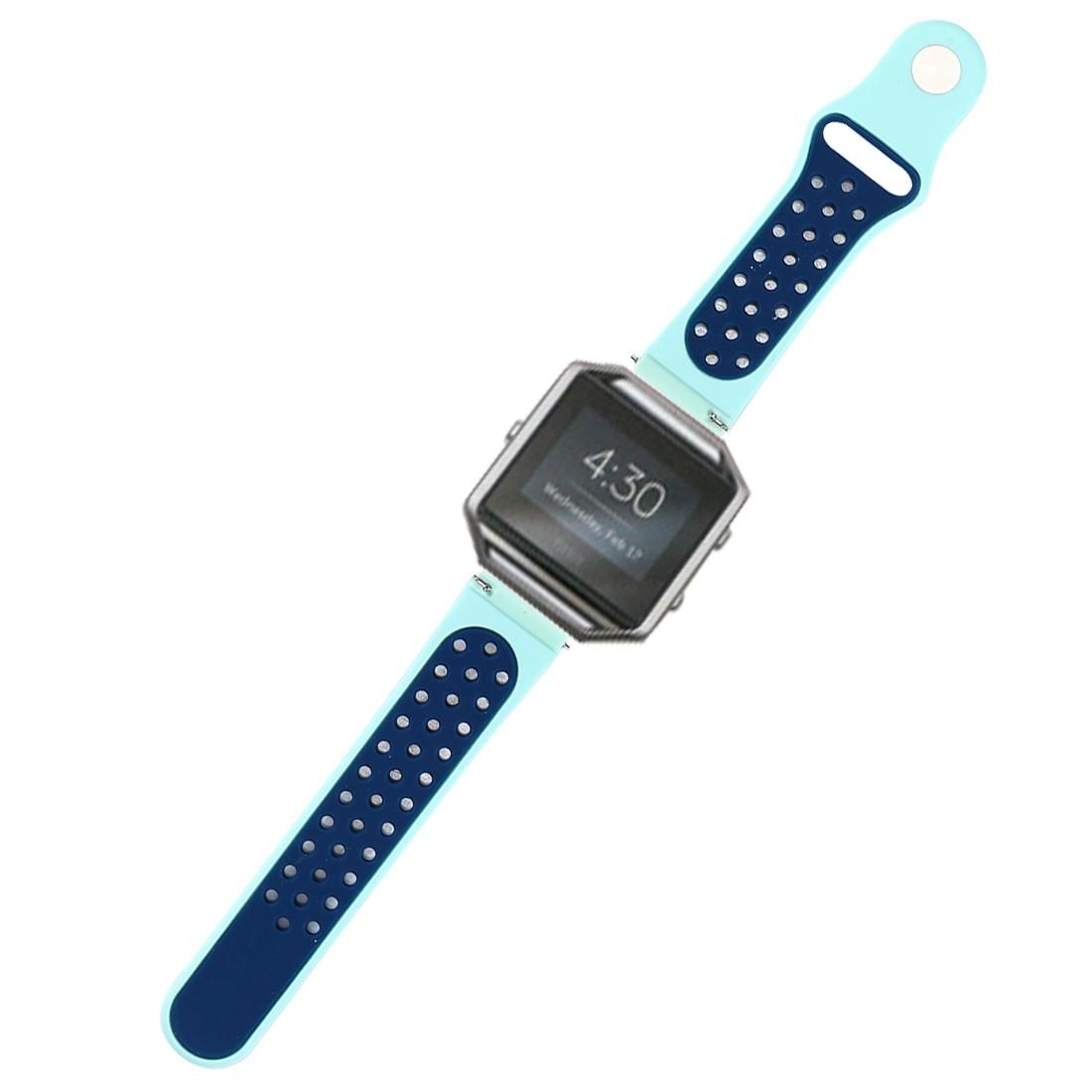 For Fitbit Blaze Watch Silicone Watchband, Length: about 24.2cm (Style4)