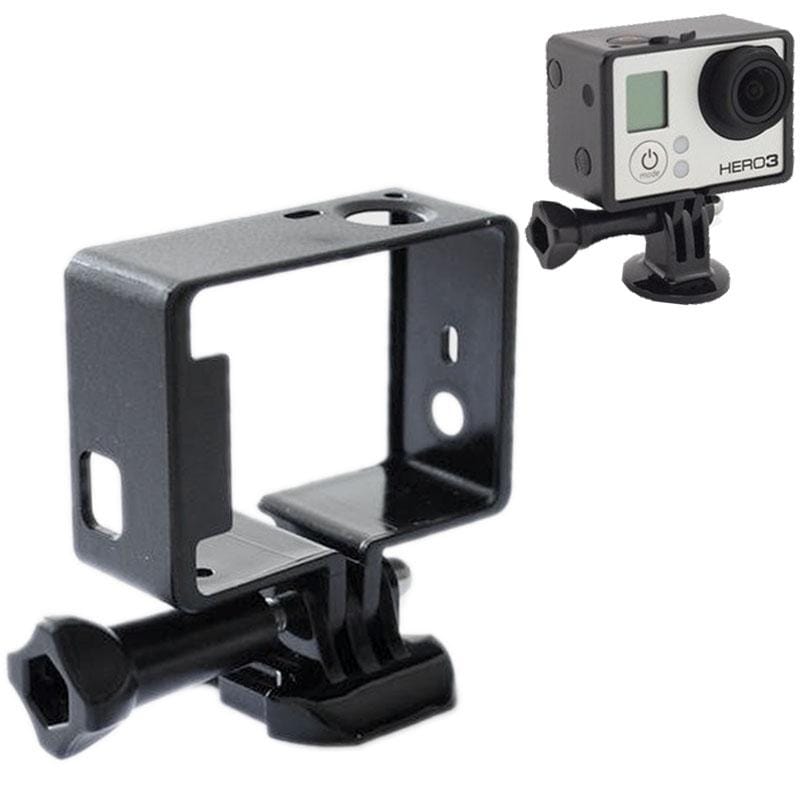 ST-65 Protective Shell Standard Frame Mount for GoPro HD HERO4 /3+ /3 Camera (Black)
