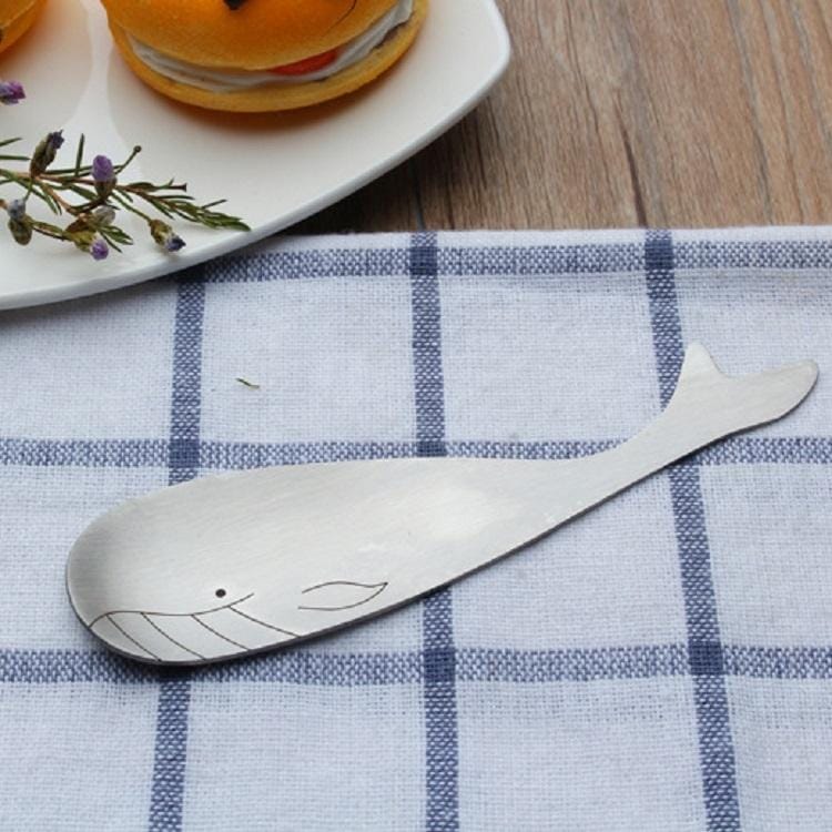 5 PCS Stainless Steel Cartoon Animal Fruit Fork (410 Whale Spoon)
