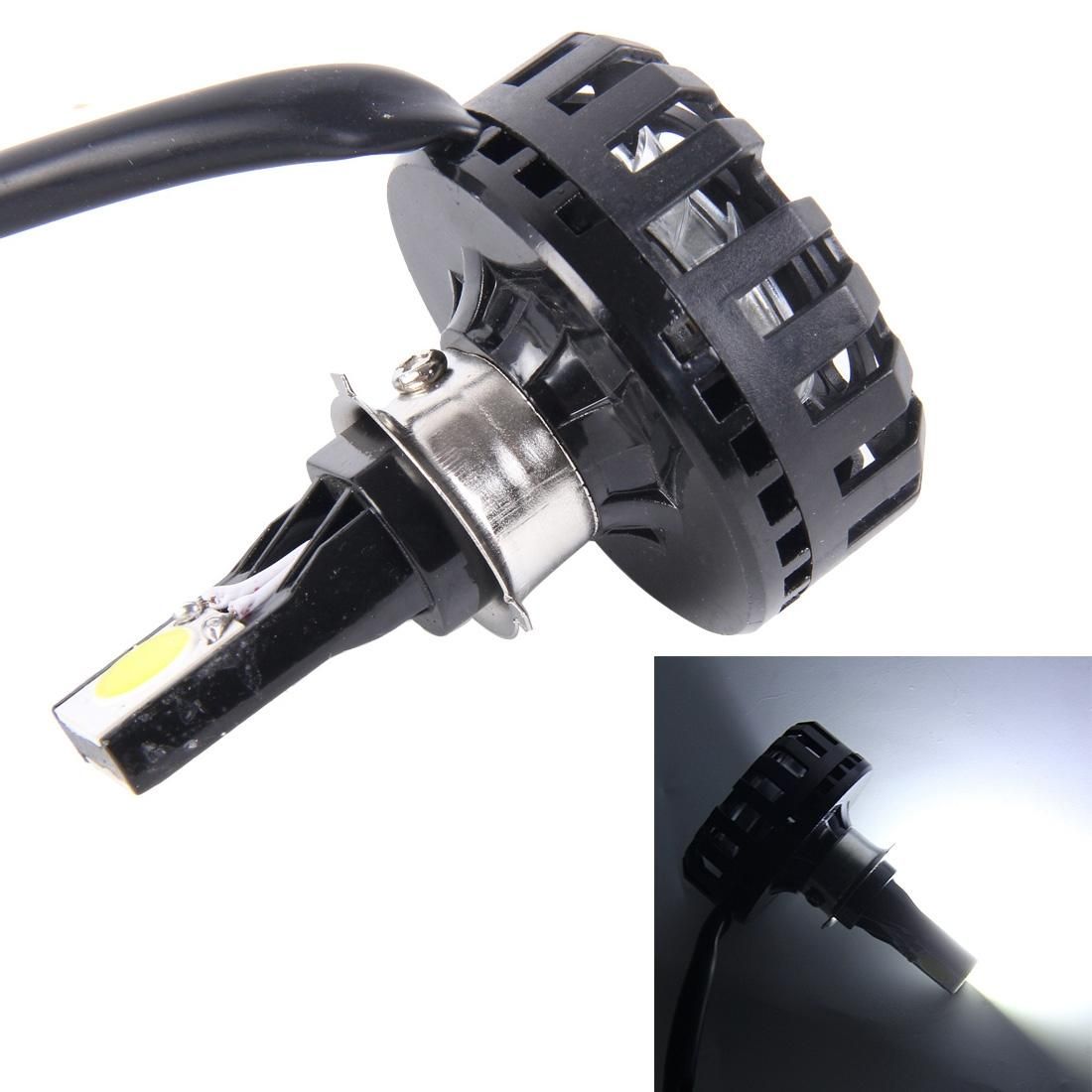 M2 18W 1500LM 6000K COB LED Motorcycle Headlight Lamp, DC 9-36V (White Light)