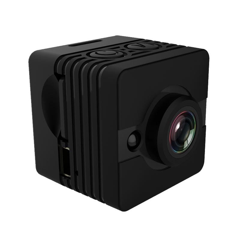 SQ12 Full HD 1080P Mini Camcorder Action Camera with Waterproof Housing Case, 155 Degrees Wide Angle, Support Night Vision / Motion Detection (Black)