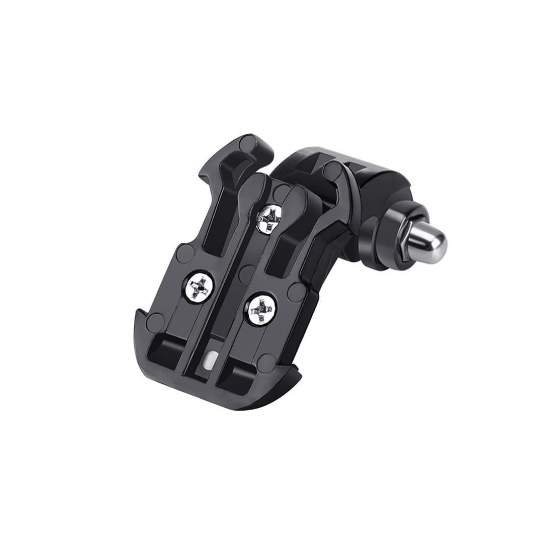PULUZ Black Vertical Surface J-Hook Buckle Mount for GoPro HERO9 Black / HERO8 Black / HERO7 /6 /5 /5 Session /4 Session /4 /3+ /3 /2 /1, Xiaoyi and Other Action Cameras (Black)