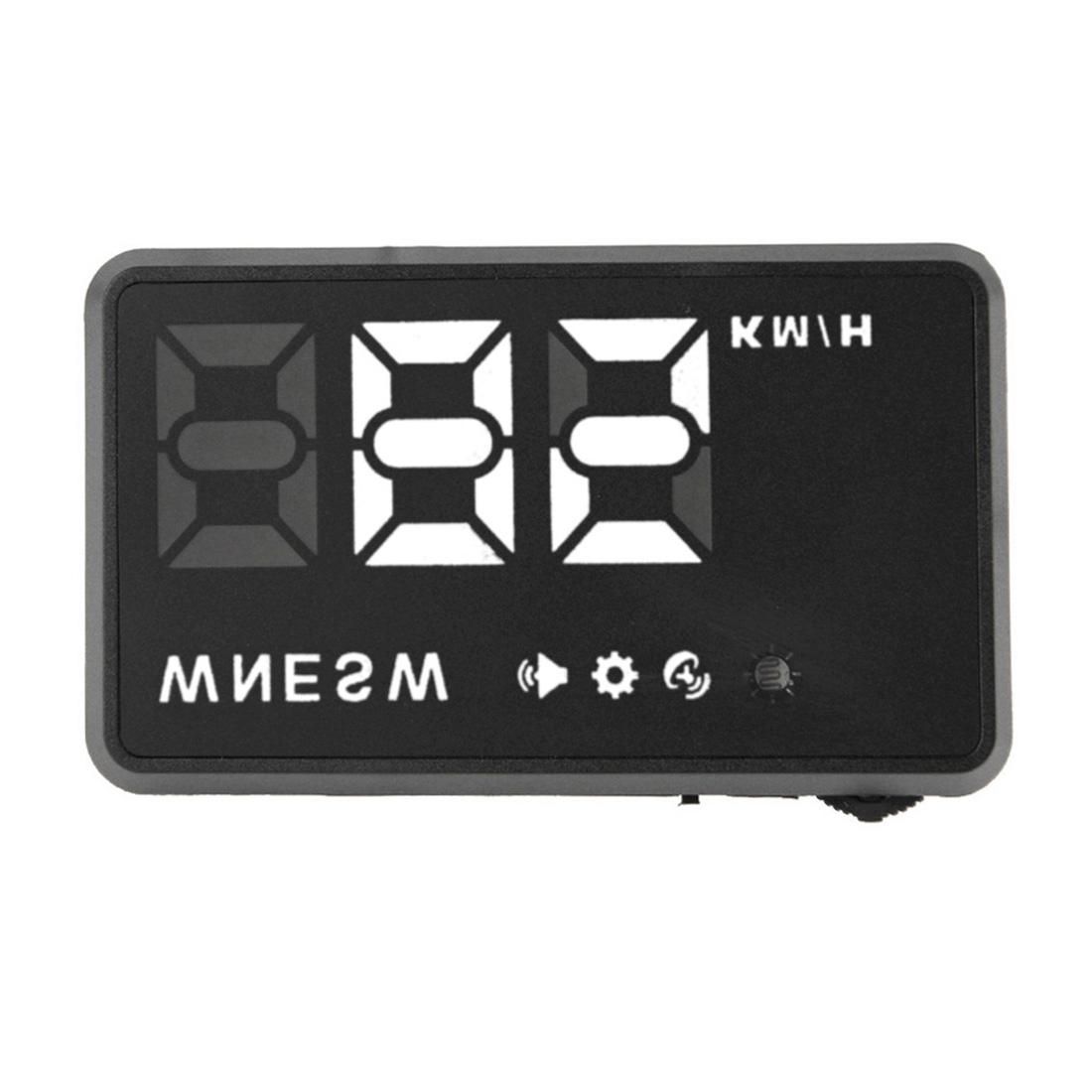 HUDGPS2 3.25 inch Car OBD / HUD Vehicle-mounted Gator Automotive Head Up Display Security System, Support Car Speed & Compass Display, Light Sensor, Buzzer Mark, Warning Speed Setting, GPS Signal