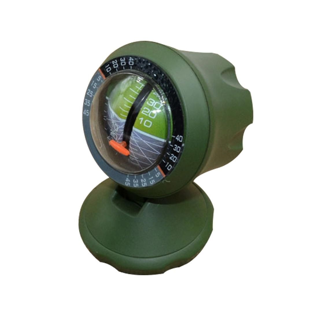 Angle Slope Tilt Indicator Level Meter Slopemeter Finder Tool Car Vehicle Inclinometer Gauge (Green)