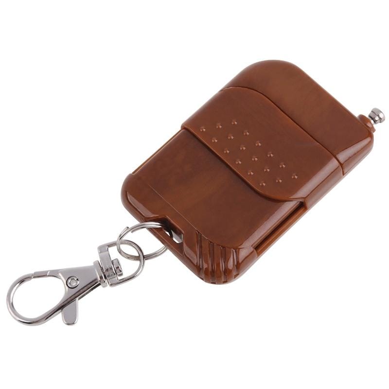 315MHz EV1527 12V ASK Mahogany Wireless Learning Code 2 Keys Remote Control (Brown)