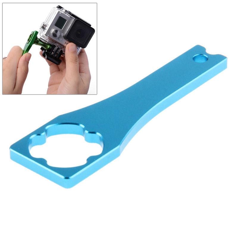 Metal Screw Rod Power Wrench Screw Cap Wrench Tools for GoPro  NEW HERO /HERO6   /5 /5 Session /4 Session /4 /3+ /3 /2 /1 (Blue)