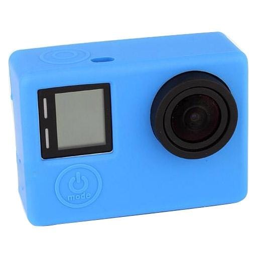 Silicone Gel Protective Case for GoPro HERO4 (Blue)