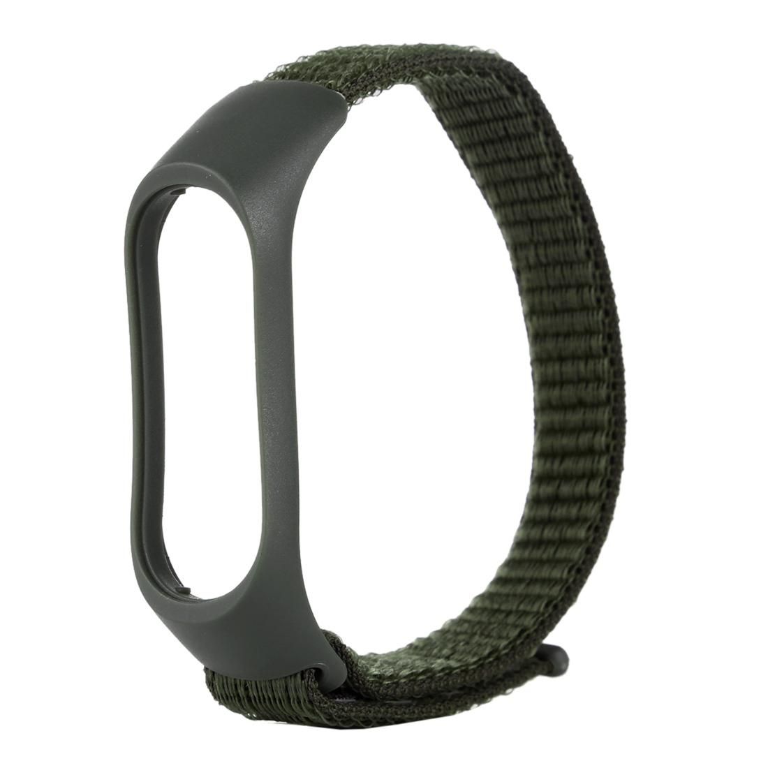 Smart Watch Nylon Woven Wrist Strap Watchband for Xiaomi Mi Band 3 / 4 (Blue)