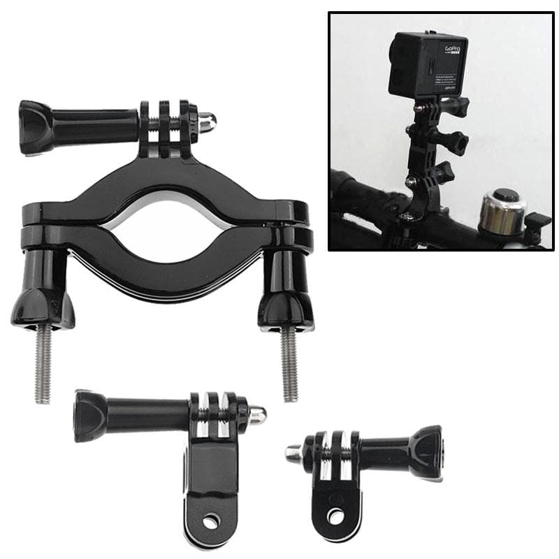 ST-68 Plastic & Metal Large Diameter Pipe Clamp for GoPro HERO4 / 3+ / 3 / 2 / 1 (Black)