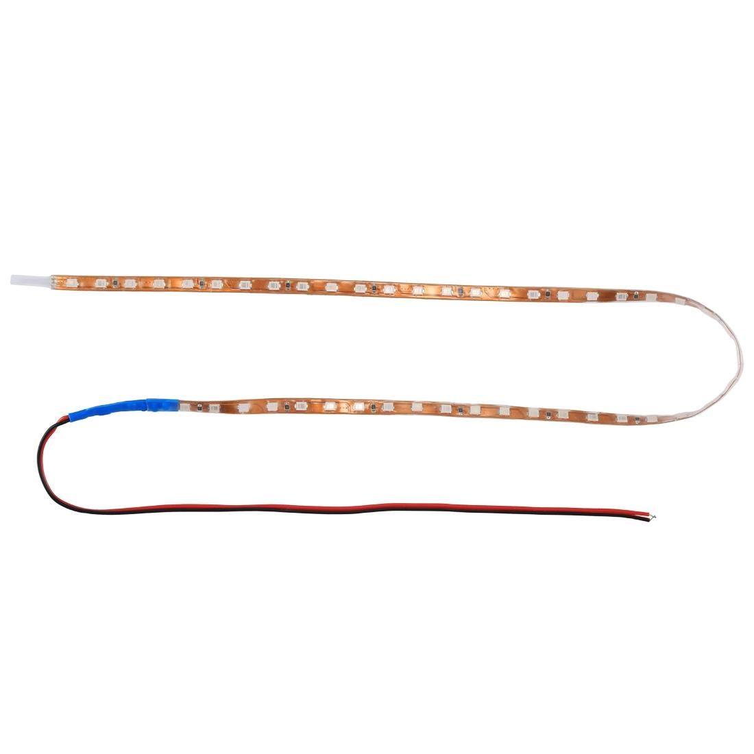 45cm 45 LEDs SMD 2835 Flexible Blue Light LED Casing Strip Light for Car, Motorcycle, DC 12V (Style1)