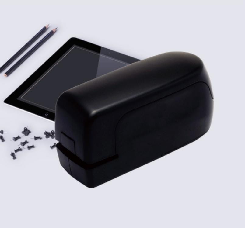 RingSun Electric Office Stapler Automatic Paper Document binding machine Office Stationery (Black)