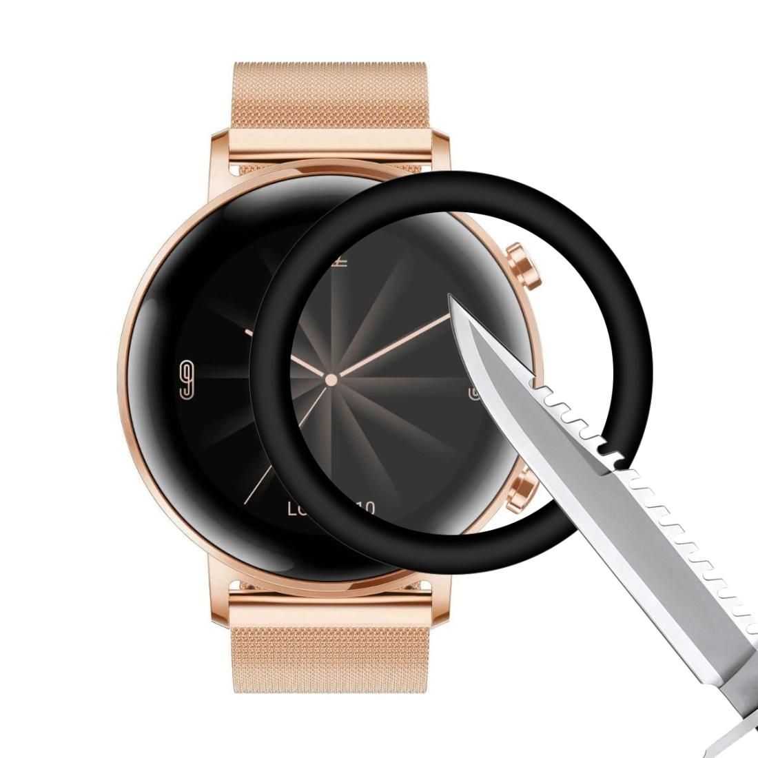 For HUAWEI Watch GT 2 42mm  ENKAY Hat-prince 3D Full Screen Soft PC Edge + PMMA HD Screen Protector Film