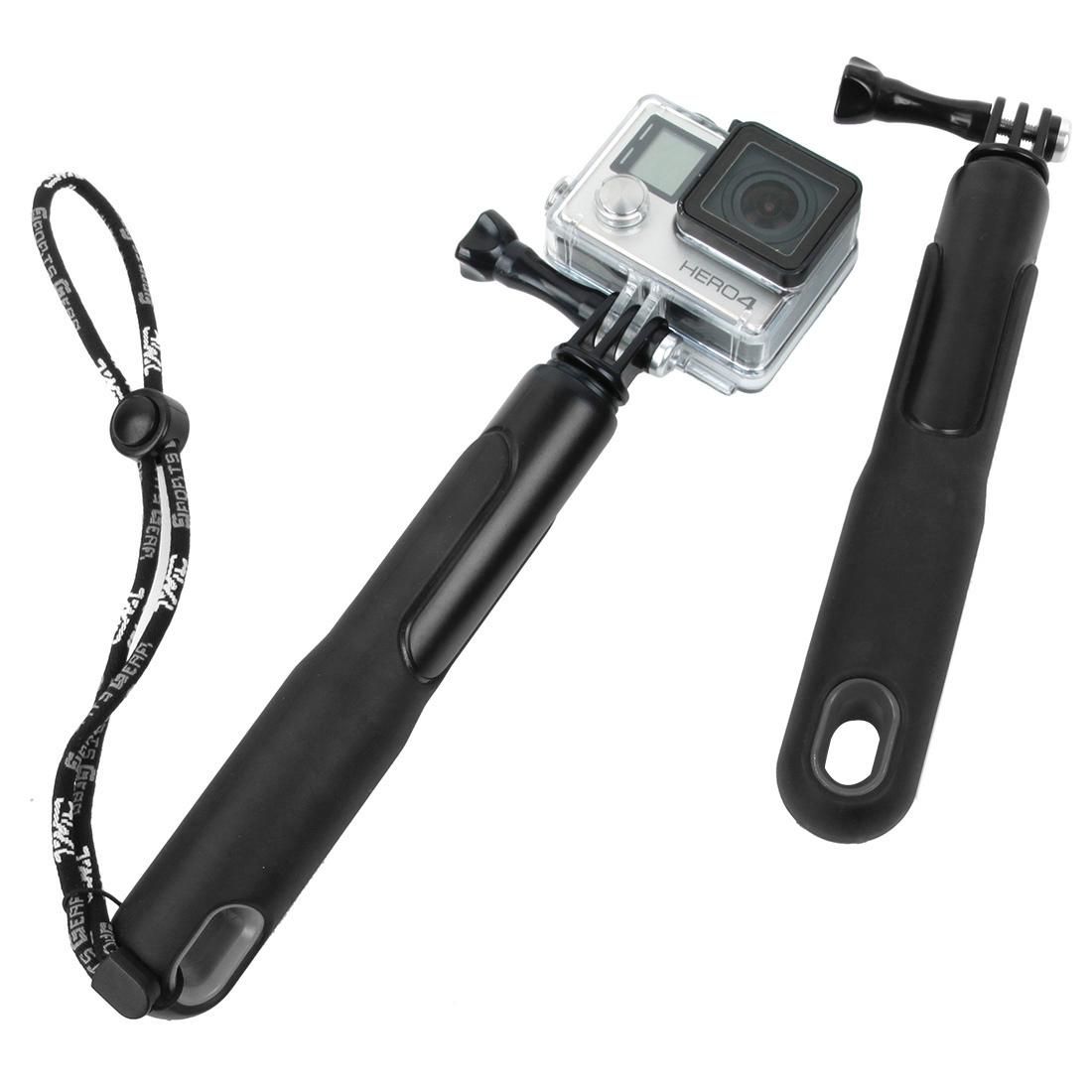 TMC HR375 Extendable Self-portrait Handheld Telescopic Monopod Holder for GoPro  NEW HERO /HERO6  / 5 /5 Session /4 /3+ /3 /2 /1, Full Length Max: 50cm (Grey)