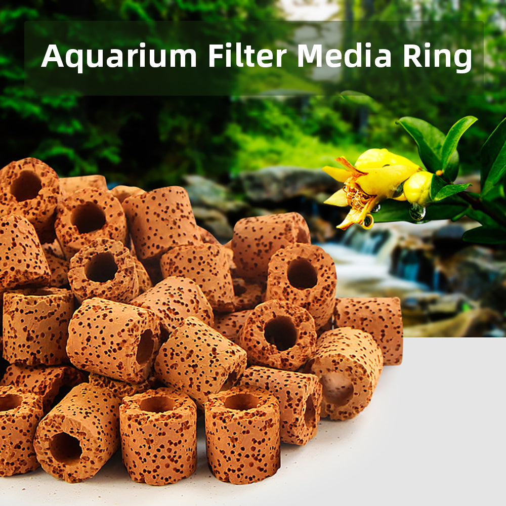 Aquarium Filter Media Ring Bio Ring for Aquarium Filter - 100pcs