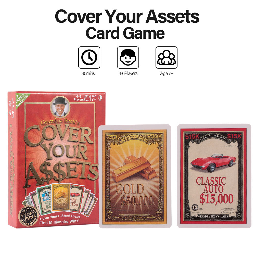 Cover Your Assets Card Game Party Play Cards A Card Game for