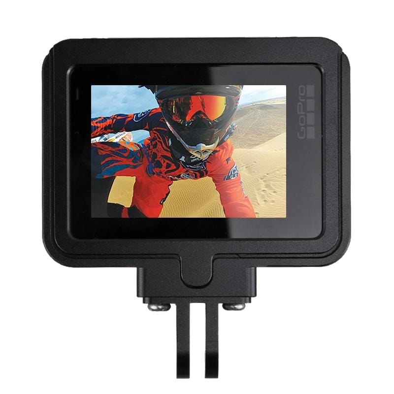 PULUZ Housing Shell CNC Aluminum Alloy Protective Cage with Insurance Frame  for GoPro HERO /7 Black /6 /5 (Black)