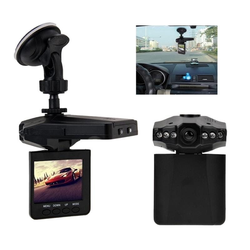 2.5 inch Screen High Definition Video Recorder, 6 LED Light, AVI Video Format, Support SD Card, Loop Recording Function (Black)