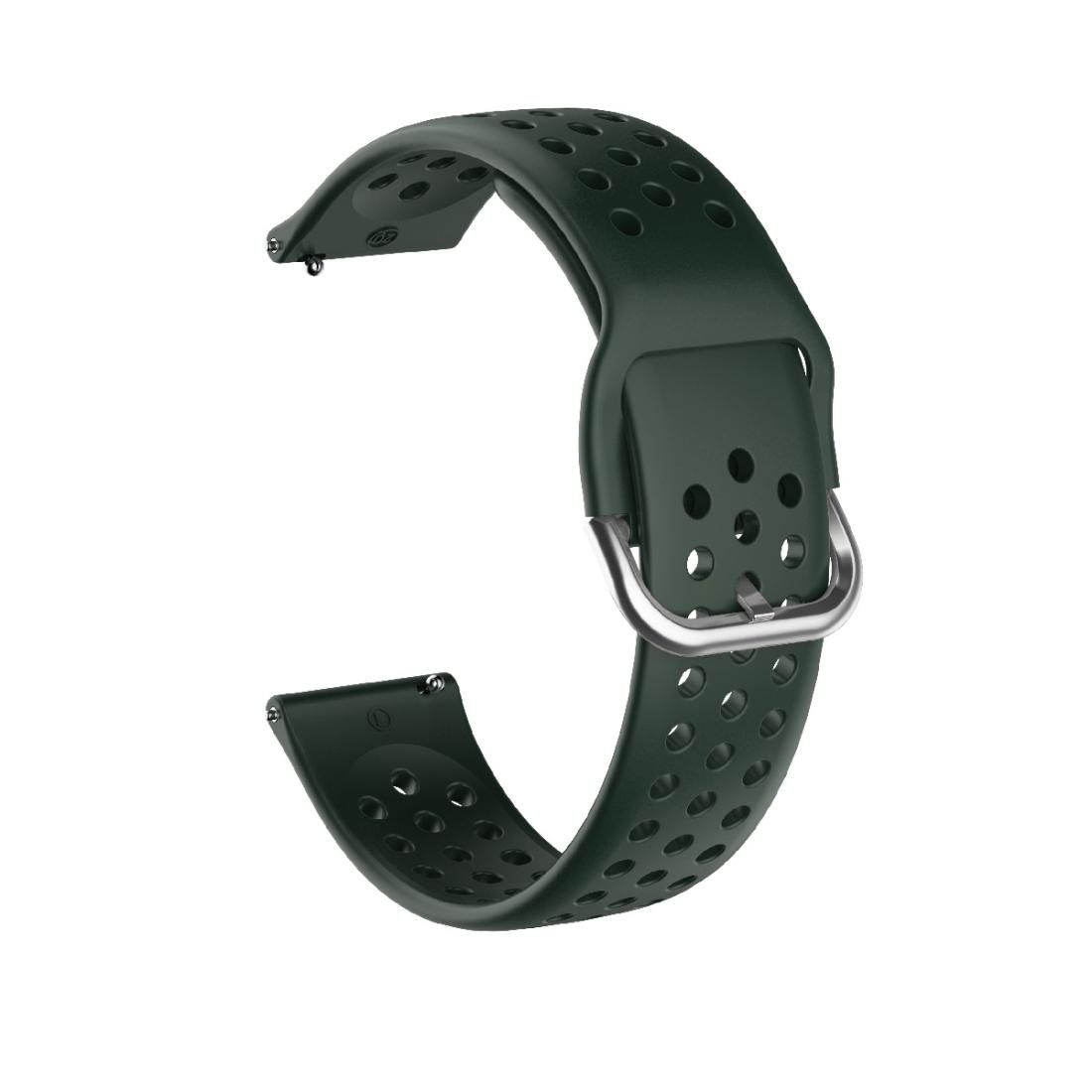 22mm For Huawei watch GT2e/GT/GT2 46MM Breathable Porous Strap with Inner Buckle (Army Green)