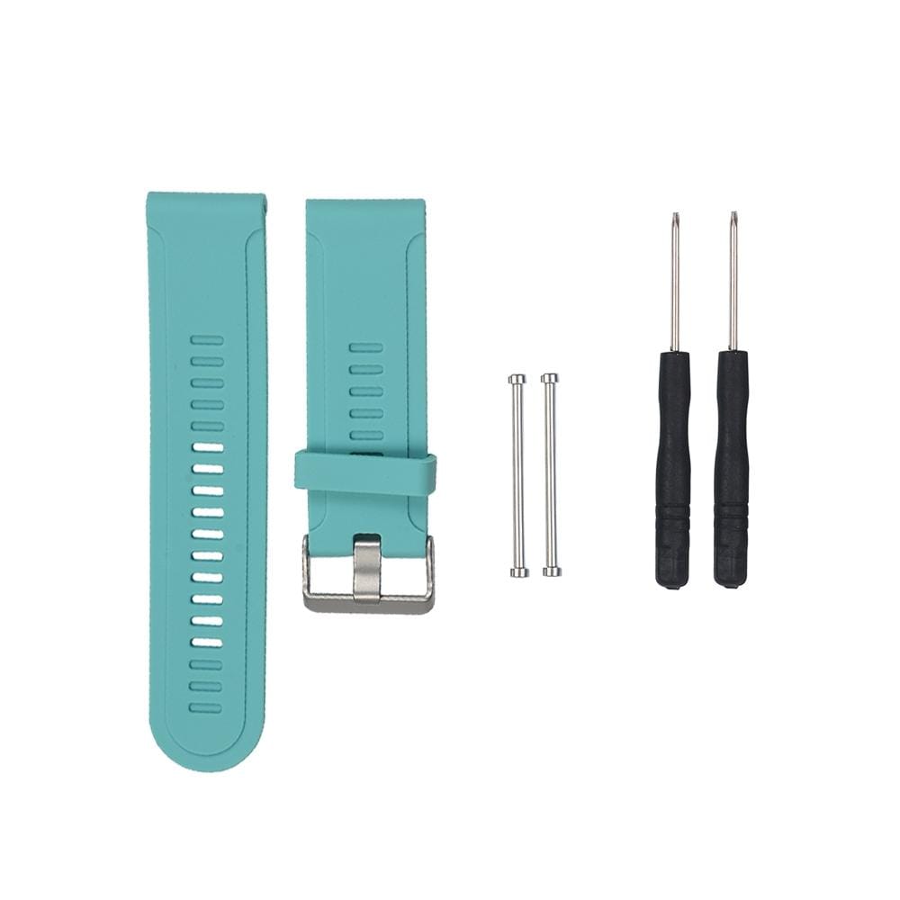 For Garmin Fenix3 HR Silicone Replacement Wrist Strap Watchband (Mint Green)