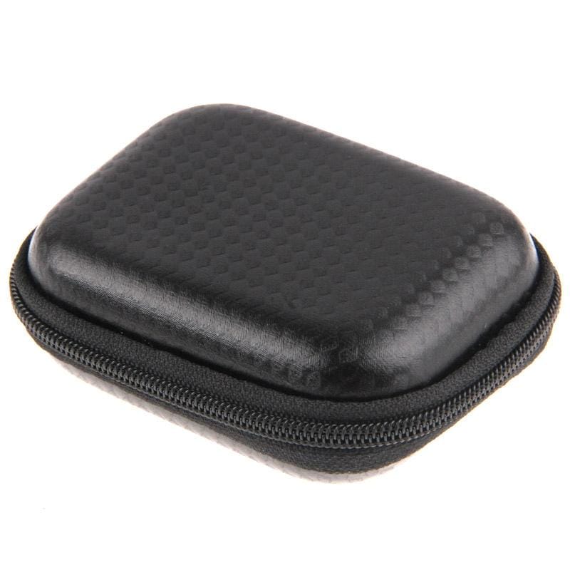 Carbon Fiber Waterproof Portable Case for GoPro HERO6/ 5 /5 Session /4 /3+ /3 /2 /1, Size: 8cm x 6cm x 2.5cm (Black)