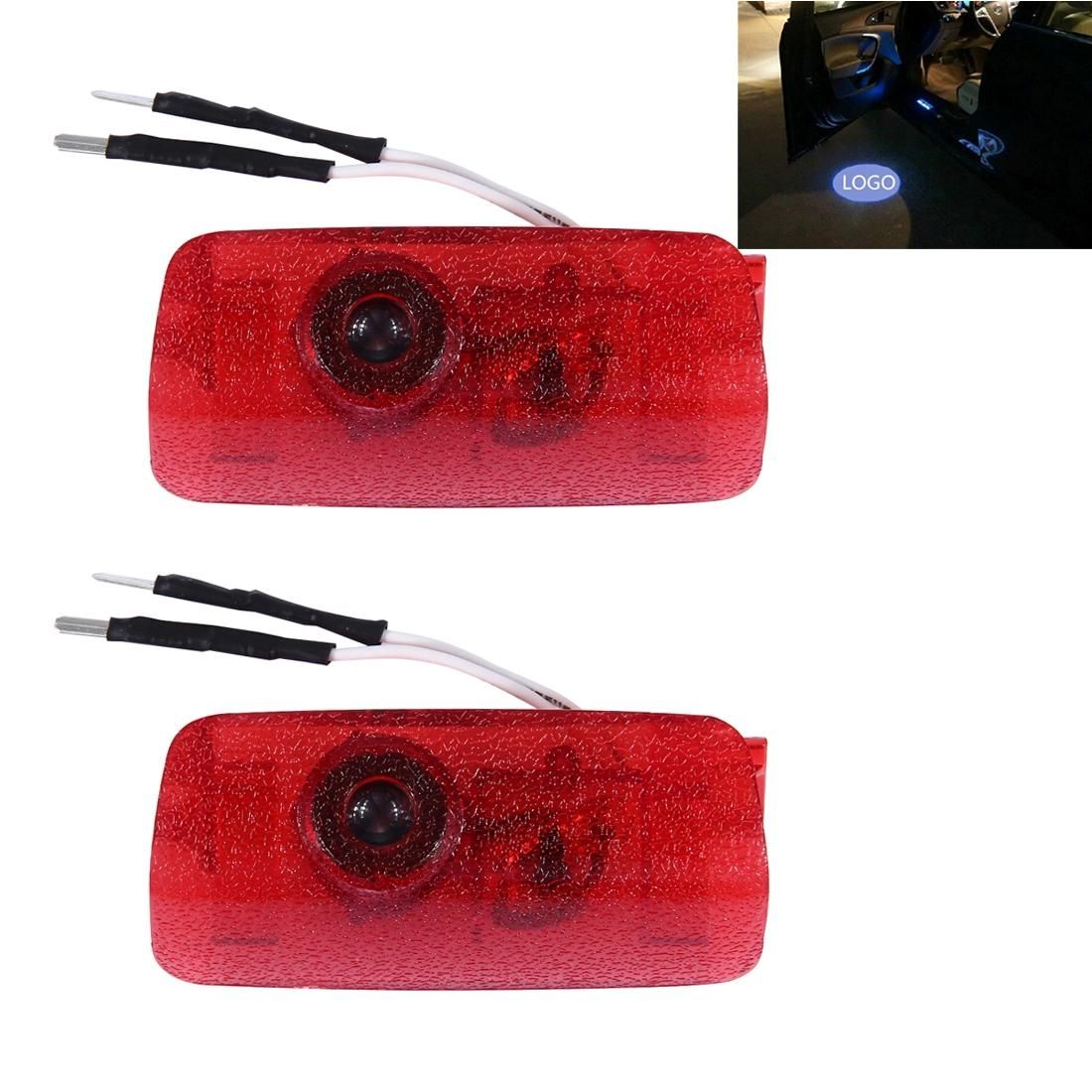 Car Door LED Laser Welcome Decorative Light for TOYOTA, LED Laser for TOYOTA Logo (Red)