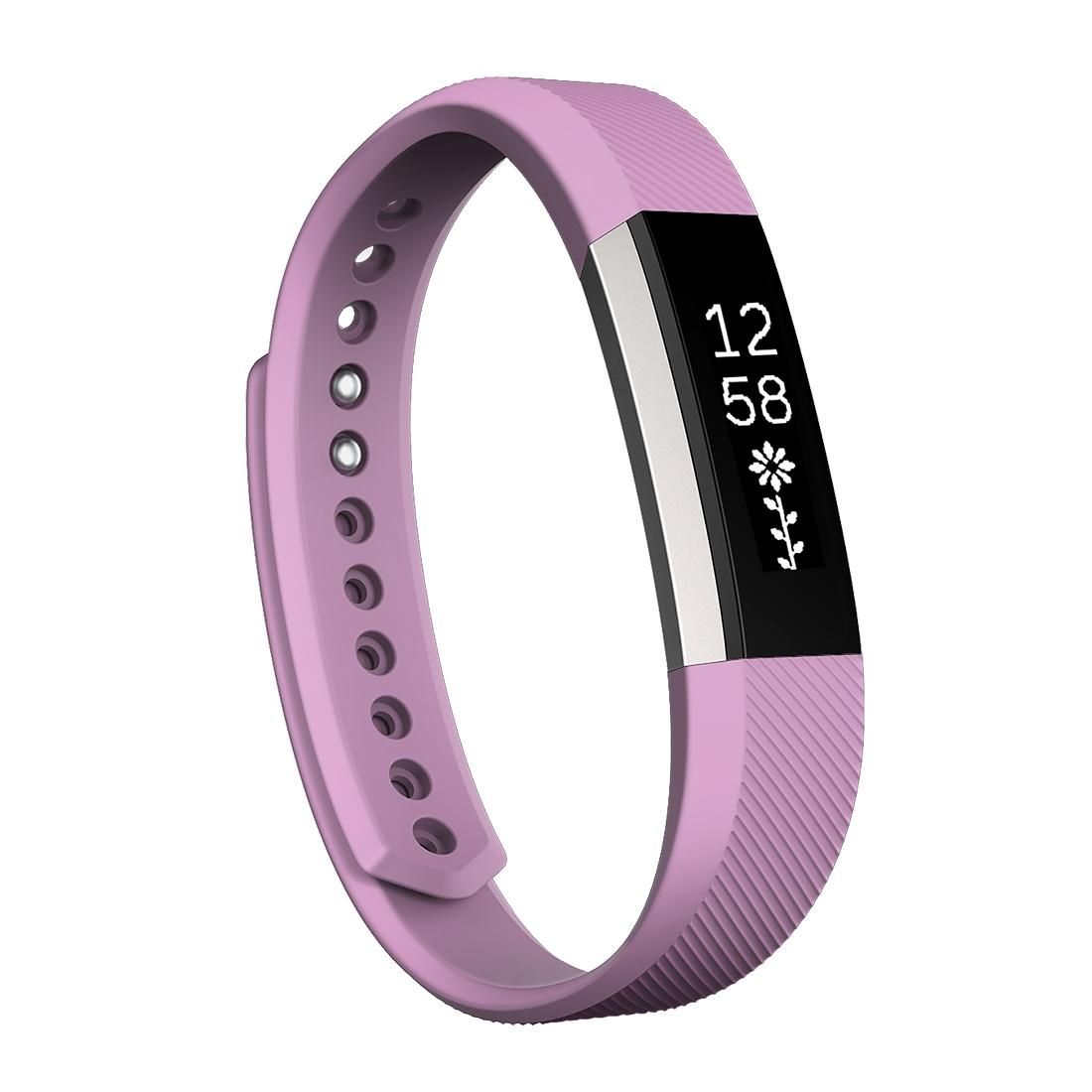 For Fitbit Alta Watch Oblique Texture Silicone Watchband, Small Size, Length: about 18.5cm (Style1)