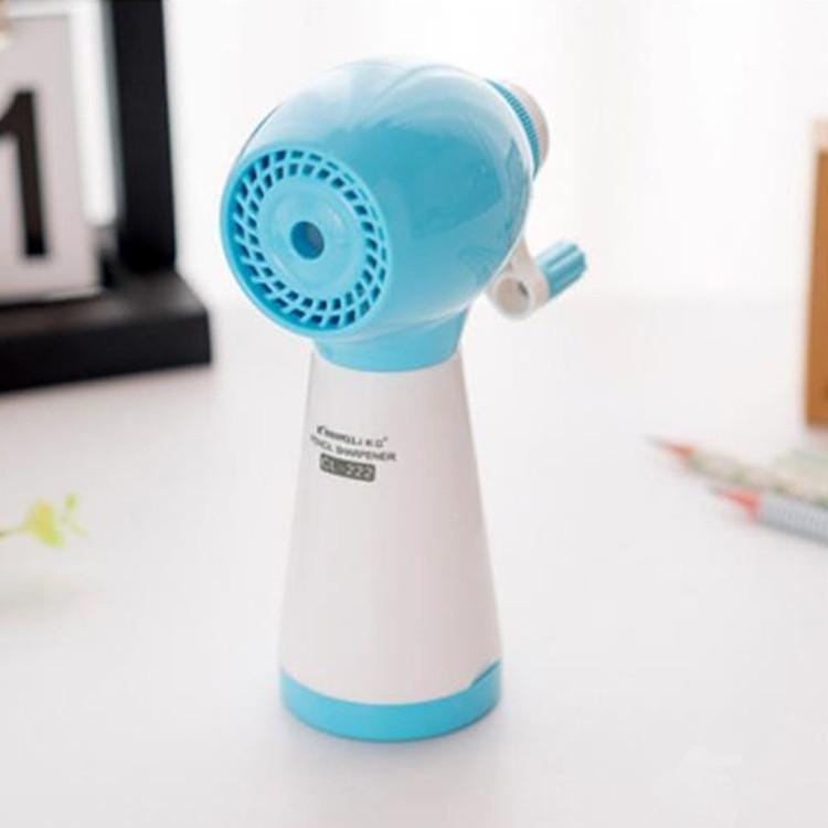 Fully Automatic Pen Sharpener Three-stage Adjustment Manual Pen Sharpener (Blue)