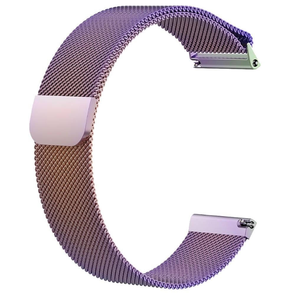For Fitbit Versa Milanese Replacement Wrist Strap Watchband, Size:S (Colorful)